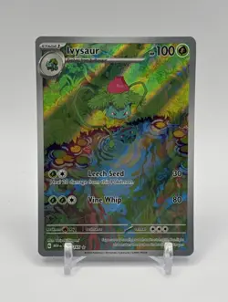 Pokemon TCG Scarlet & Violet 151 Ivysaur Illustration Rare Holo 167/165 - Image 1