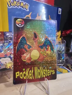 1999 Vintage Pocket Monsters Vending Prism - Grail Charizard, Rare Card #1163 - Image 3