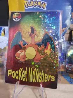 1999 Vintage Pocket Monsters Vending Prism - Grail Charizard, Rare Card #1163 - Image 4