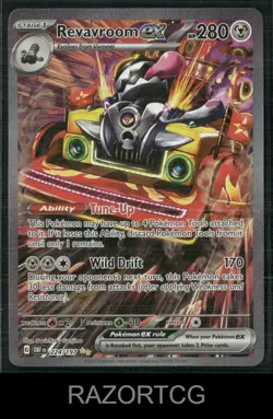 REVAVROOM EX 224/197 SPECIAL ILLUSTRATION RARE OBSIDIAN FLAMES POKEMON NM/M - Image 1
