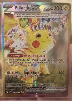 Pikachu EX 238/191 Special Illustration Rare Surging Sparks SIR NM Crown Zenith - Image 3