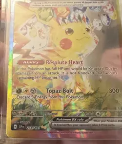 Pikachu EX 238/191 Special Illustration Rare Surging Sparks SIR NM Crown Zenith - Image 4