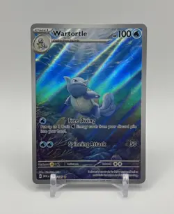 Pokemon TCG Scarlet & Violet 151 Wartortle Illustration Rare Holo171/165 - Image 1