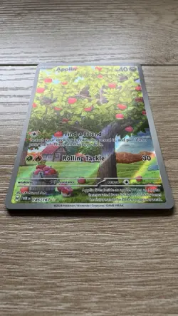 Pokemon Applin 185/167 - SV06:Twilight Masquerade Illustration Rare Holo Card NM - Image 2