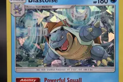 Blastoise 25/181 Cracked Ice Holo Team Up Pokemon TCG NM/LP 2019 - Image 3