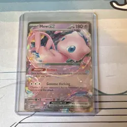 Pokemon Mew ex 151/165 Scarlet & Violet 151 Full Art Ultra Rare Holo EX 180 HP - Image 1