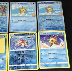 Staryu Pokemon TCG 1999 Wizards WOTC Base Set + Mixed Card Lot Includes Holos - Image 5