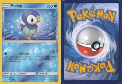 PIPLUP 31/156 COMMON ULTRA PRISM POKEMON REVERSE HOLO MODERATELY PLAYED - Image 3