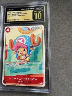 Tony Tony Chopper P-101 Promotional Cards One Piece Japanese CGC 10 Pristine - Image 4