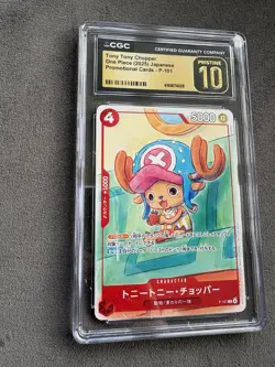 Tony Tony Chopper P-101 Promotional Cards One Piece Japanese CGC 10 Pristine - Image 5
