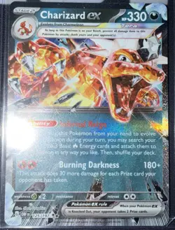 Charizard ex - 125/197 - Pokemon TCG SV03: Obsidian Flames - Double Rare - NM - Image 1