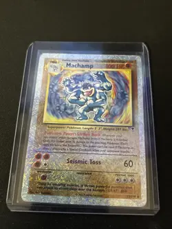 Pokemon TCG 2002 Legendary Collection Machamp 15/110 Reverse Holo Rare WOTC - Image 1