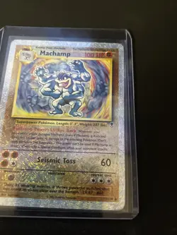 Pokemon TCG 2002 Legendary Collection Machamp 15/110 Reverse Holo Rare WOTC - Image 3