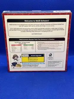 SEALED NEW Weiss Schwarz The Eminence in Shadow Booster Box Display - 12 Packs - Image 2
