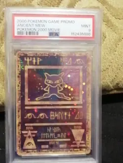 2000 Pokemon Game Promo Ancient Mew Pokemon 2000 Movie PSA 9 Mint - Image 1