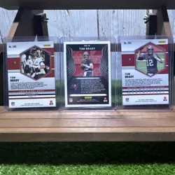 Tom Brady 3 Card Lot - ‘21 Mosaic, ‘22 Illusions (Hobby), ‘21 Mosaic - Image 2