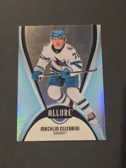 2025-26 UD Allure Hockey - Macklin Celebrini #71 San Jose Sharks - Image 1
