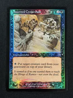 Haunted Crossroads FOIL Mercadian Masques Magic The Gathering MTG Card - Image 1