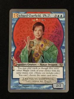 Richard Garfield, Ph.D. Unhinged Magic The Gathering MTG Card - Image 1