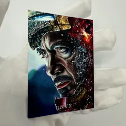 Iron Man Marvel Original Sketch Card 1/1 Hand-Drawn Art Signed Zachary Wang - Image 5