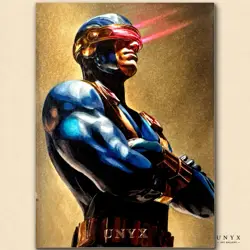 Cyclops X-Men Original Sketch Card 1/1 Hand-Drawn Art Signed Zachary Wang - Image 1