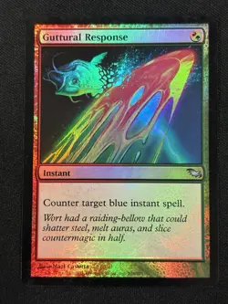 Guttural Response FOIL Shadowmoor Magic The Gathering MTG Card - Image 1