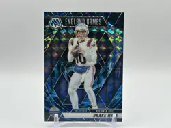 2025 Panini Mosaic - International Games Drake Maye #258 Genesis Mosaic Prizm - Image 1