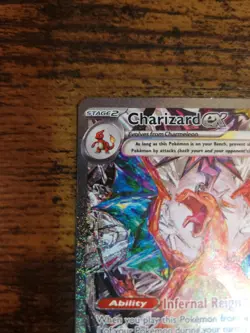 Pokemon Charizard ex 223/197 SV03 Obsidian Flames SIR Holo Full Art EN Near Mint - Image 4