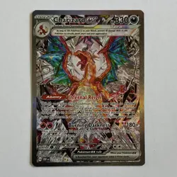 Pokemon TCG Charizard ex 223/197 SV03 Obsidian Flames Full Art Holo 330HP - Image 1