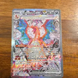 Pokemon TCG Charizard ex 223/197 SV03 Obsidian Flames Full Art Holo SIR EN - Image 1