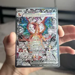 Pokemon Charizard ex 223/197 SV03 Obsidian Flames SIR Full Art Holo 330HP - Image 1