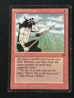 Winds of Change Legends Magic The Gathering MTG Card - Image 1