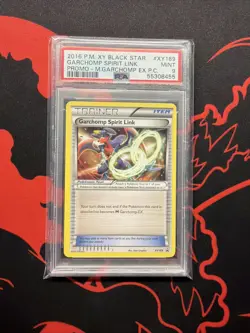2016 Pokemon GARCHOMP SPIRIT LINK PSA 9 BLACK STAR PROMO Card XY169 - Image 1