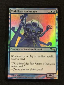 Vedalken Archmage FOIl Mirrodin Magic The Gathering MTG Card - Image 1