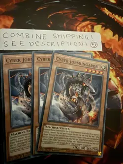 3x Cyber Jormungardr ALIN-EN026 Playset Yugioh! Cards Combine Shipping! 😎 ✉ - Image 1