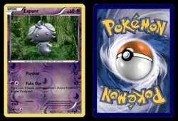 Espurr 42/106 Reverse Holo Common Flashfire Pokemon Card - Image 1