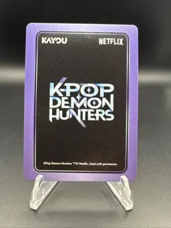 KAYOU Kpop Demon Hunters CCG HUNTRIX ZOEY UR Card KPDH01-UR-003 - Image 2