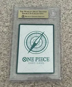 One Piece 2025 DON!! Card Gol D. Roger Gold Alt Art BGS 9.5 Gem Mint - Image 2
