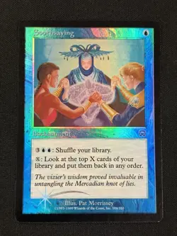 Soothsaying FOIL Mercadian Masques Magic The Gathering MTG Card - Image 1