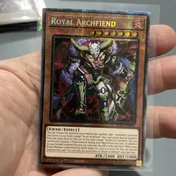 Royal Archfiend BPRO-EN014 STARLIGHT RARE 1st Edition NM! +Bonus Cards! - Image 1