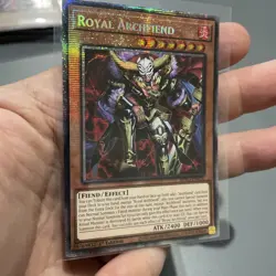 Royal Archfiend BPRO-EN014 STARLIGHT RARE 1st Edition NM! +Bonus Cards! - Image 2