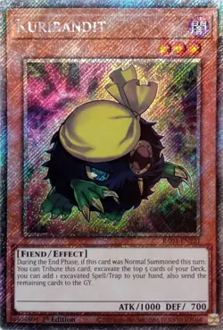 RA04-EN221 KURIBANDIT PLATINUM SECRET RARE 1ST EDITION YuGiOh CARD - Image 1