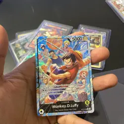 Bandai ONE PIECE Card Game Monkey.D.Luffy OP15-098 Leader Alt Art Foil Eng 5000 - Image 1