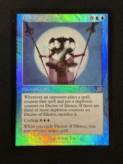 Decree of Silence FOIL Scourge Magic The Gathering MTG Card - Image 1