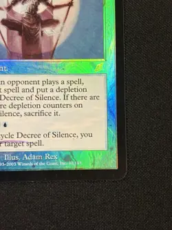 Decree of Silence FOIL Scourge Magic The Gathering MTG Card - Image 4