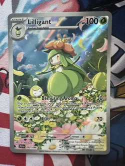 Lilligant 092/086 Sv: Black Bolt Illustration Rare Holo - Image 1