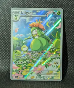 Pokemon TCG Lilligant 092/086 Holo Card Black bolt Illustration Rare Mint - Image 1