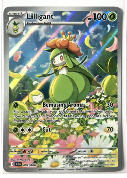 Pokemon Lilligant 092/086 Illustration Rare Holo NM Black Bolt - Image 1