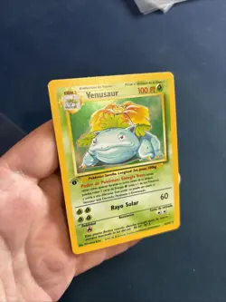 Pokemon Venusaur 1st Edition Base Set 15/102 Spanish WOTC NM Rare Holo 1999 - Image 5