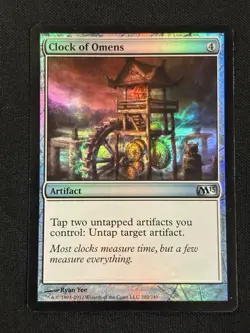 Clock of Omens FOIL Magic 2013 (M13) Magic The Gathering MTG Card - Image 1